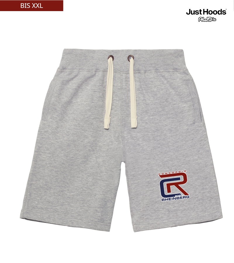 Just Hoods Herren Shorts Heather Grey "Anton"